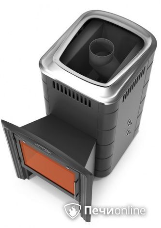 Дровяная печь-каменка TMF Тунгуска 2017 Carbon Витра ТО антрацит в Щербинке